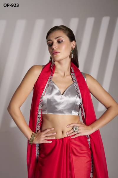 LAXMINAM OP-924 DESIGNER SATIN RANGOLI SAREE WHOLESALER IN INDIA